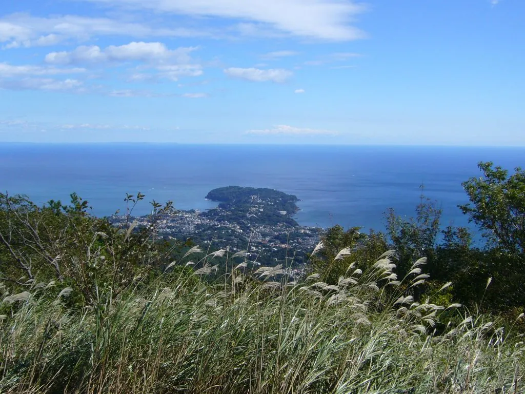 View down to Sagami Bay