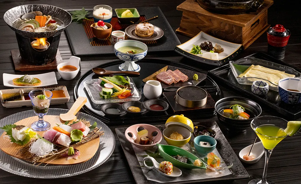 会席料理の夕食