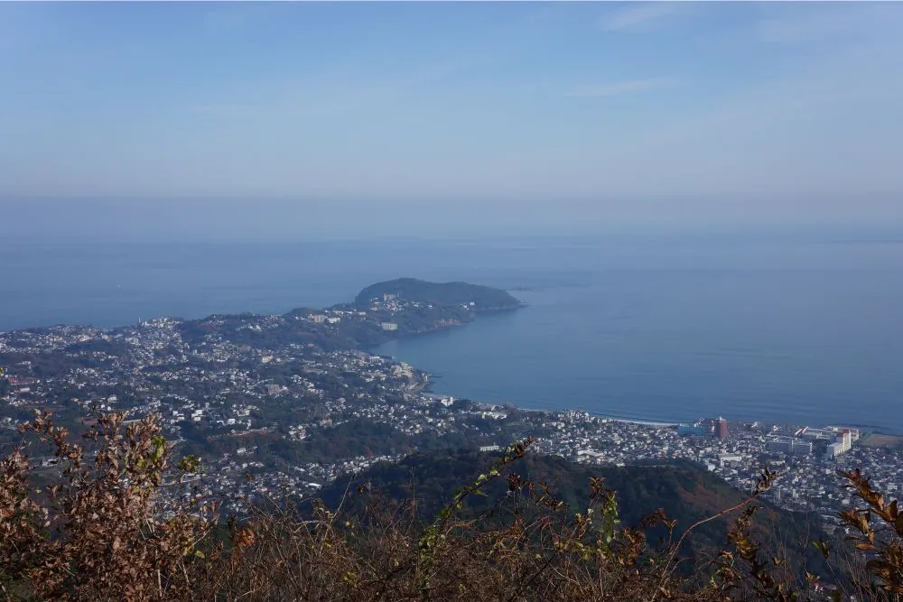 View down to Sagami Bay
