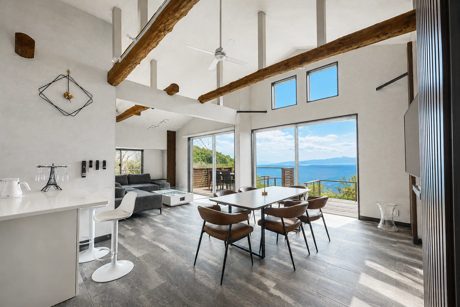 Living and dining room