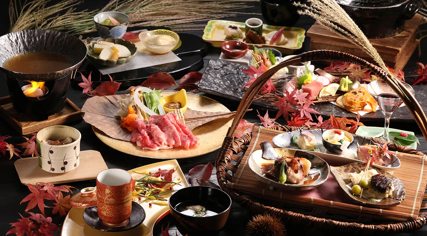 会席料理の夕食