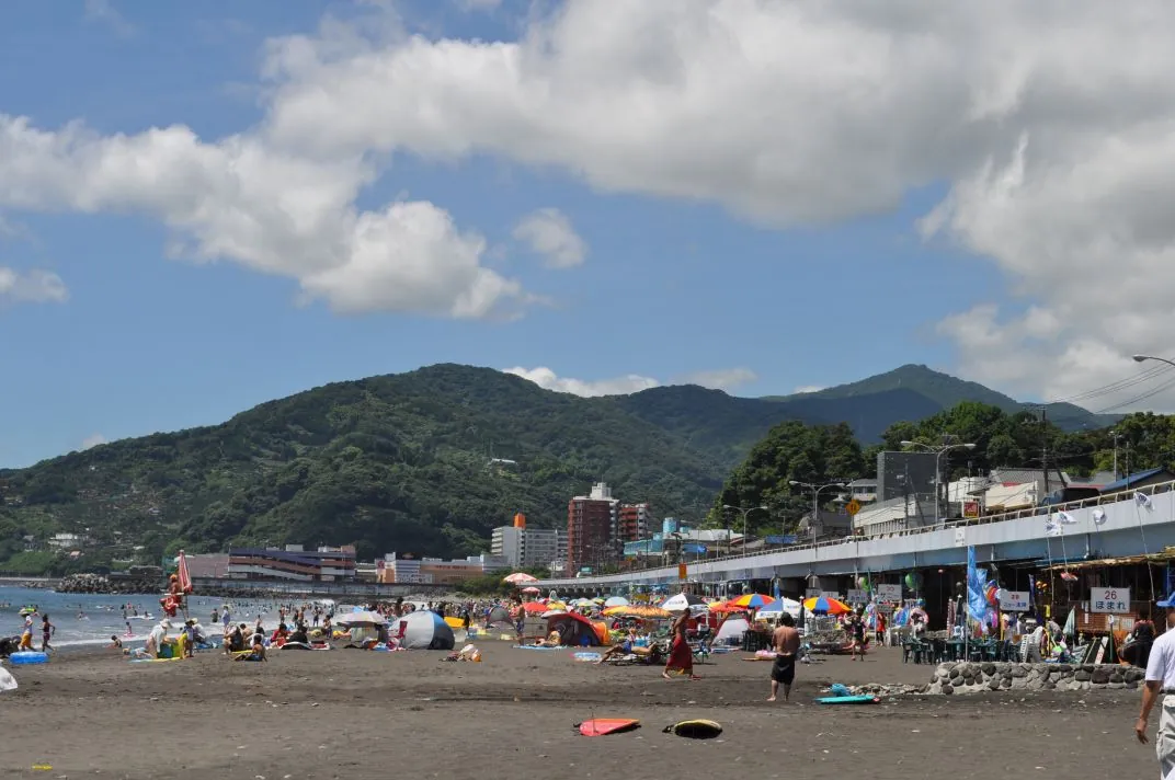 Yoshihama Beach in summer